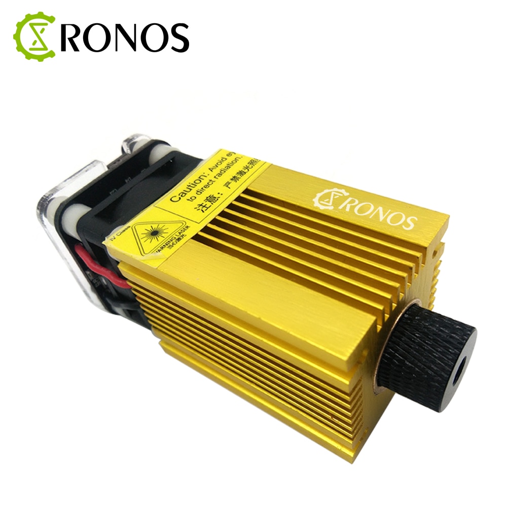 500mW 405nm 3P Gold laser 12V Blue Laser Module ,With TTL/PWM,0.5W Can Control Laser Power And Adjust Focus - Image 2