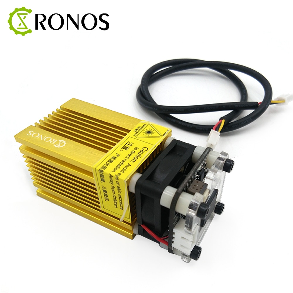 500mW 405nm 3P Gold laser 12V Blue Laser Module ,With TTL/PWM,0.5W Can Control Laser Power And Adjust Focus - Image 3