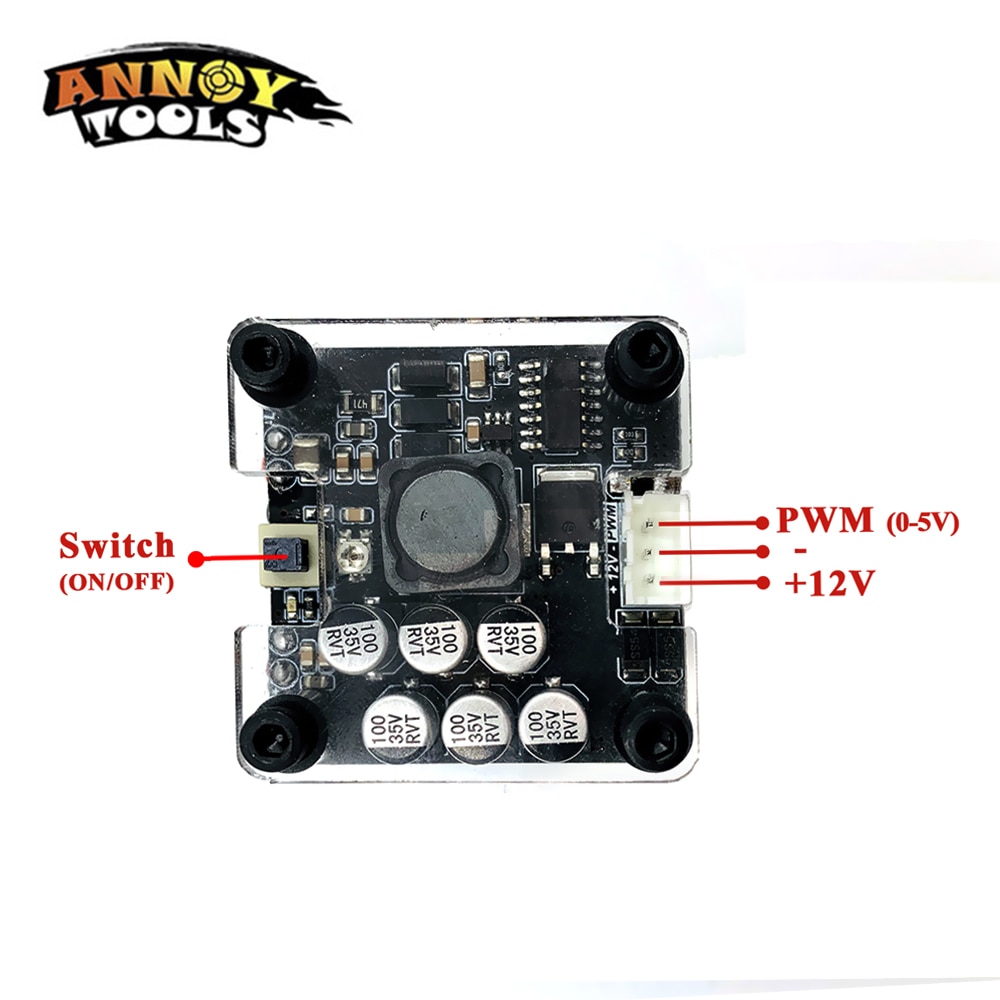 5500MW 450nm djustable laser cutter, laser engraving machine parts , Laser module with PWM/TTL 5.5W can Cut 3mm Light Wood - Image 2