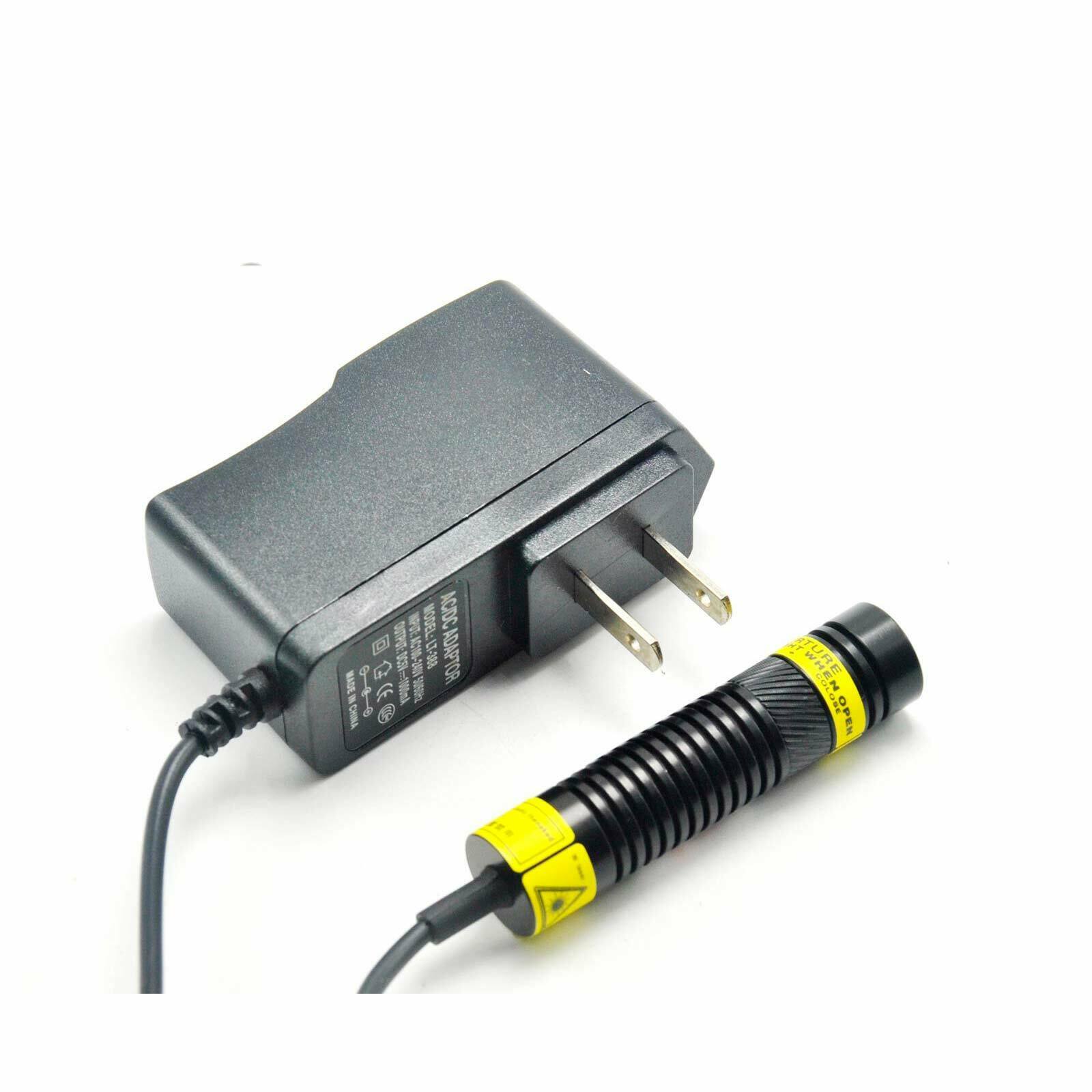 650nm 50mW Dot Red Laser Diode Module Mitsubishi Locator 16x68mm w/ 5V Adapter - Image 5
