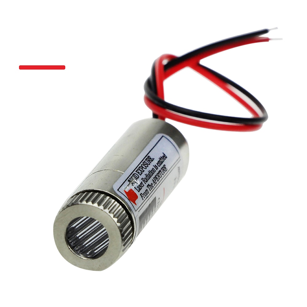 650nm 5mW Red Point / Line / Cross Laser Module Head Glass Lens Focusable Industrial Class - Image 2