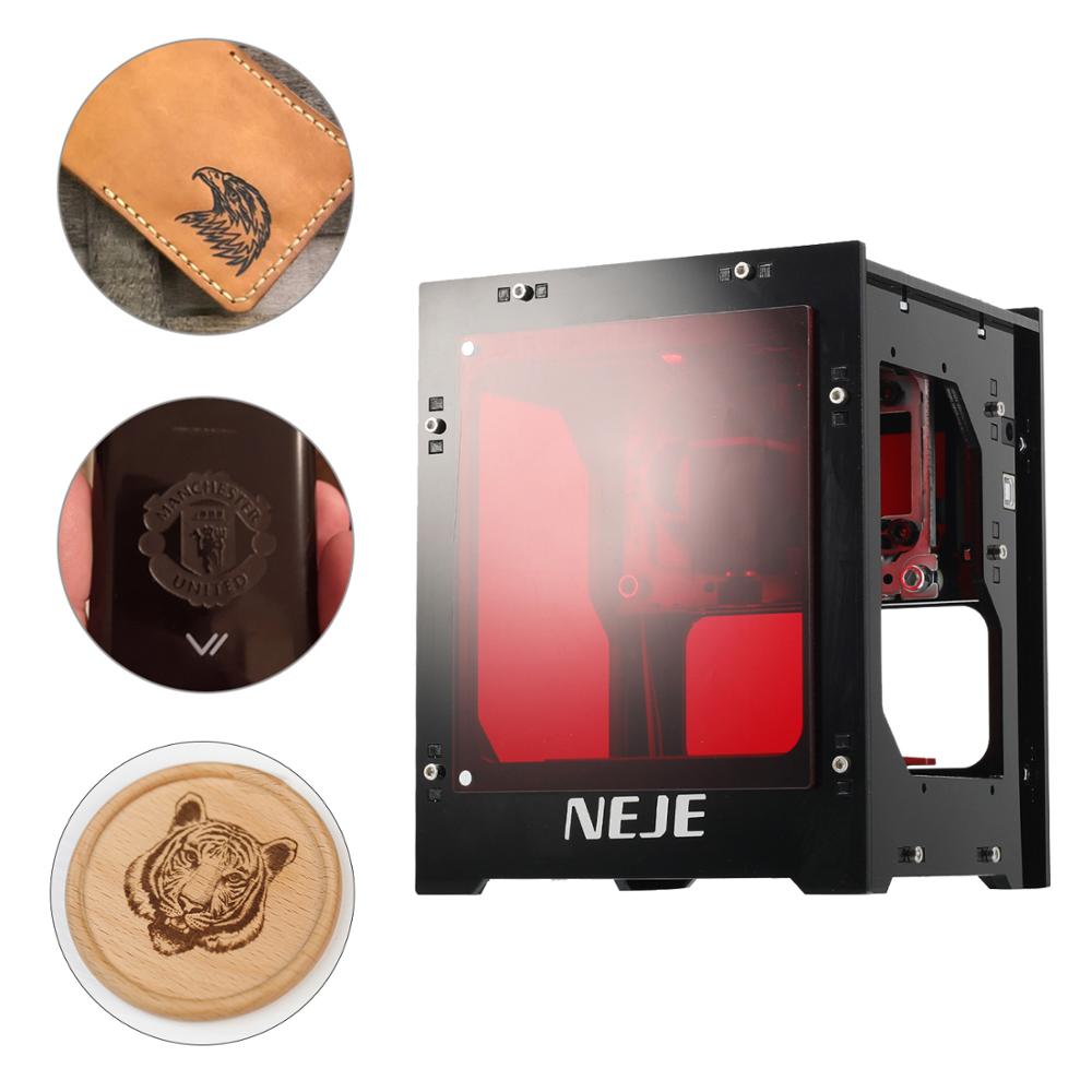 AI Mini Engraving Machine NEJE KZ 10W 450nm Mini Laser Engraving Machine Smart Blue Light Supports Off-line Operation Logo Mark