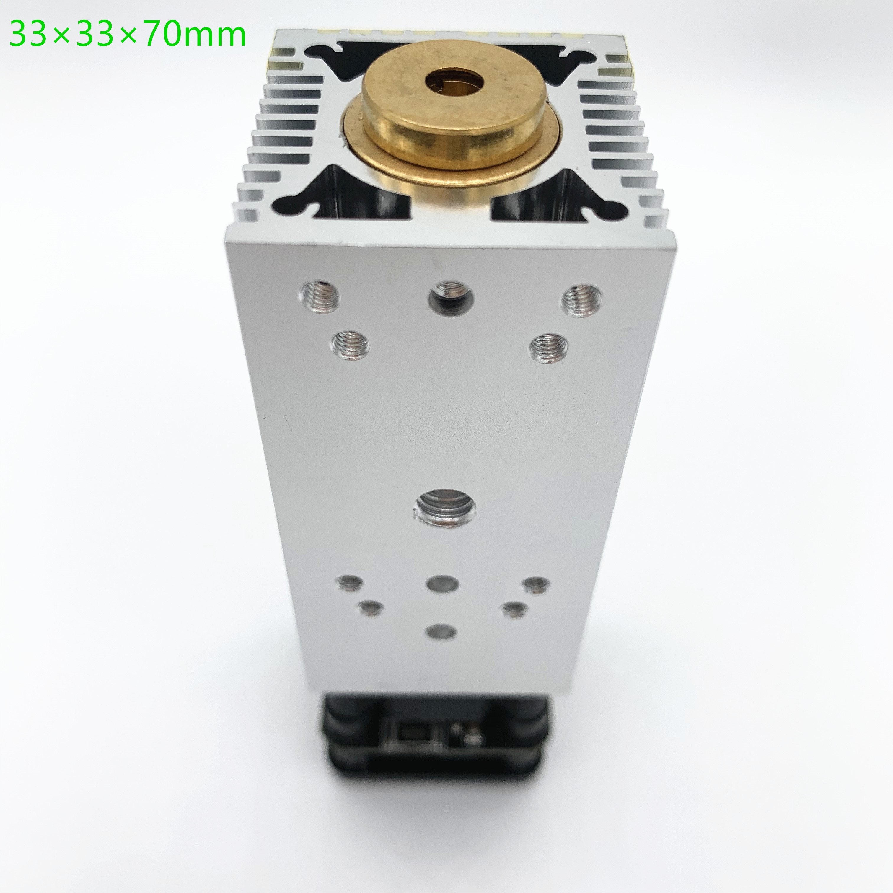 Actual power cnc15W 40mm laser head. 15W 33mm blue laser module with PWM/TTL can engrave stainless steel. Can cut 5mm balsa wood - Image 3
