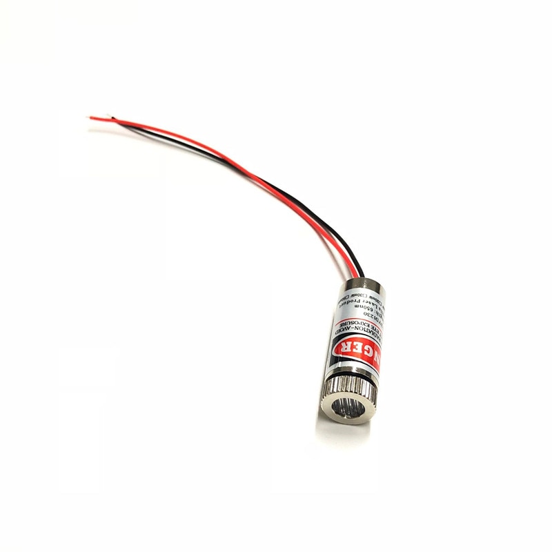 Adjustable Beam 650nm 5mW Red Point / Line / Cross Laser Module Head Glass Lens Focusable Industrial Class 3-5V - Image 2