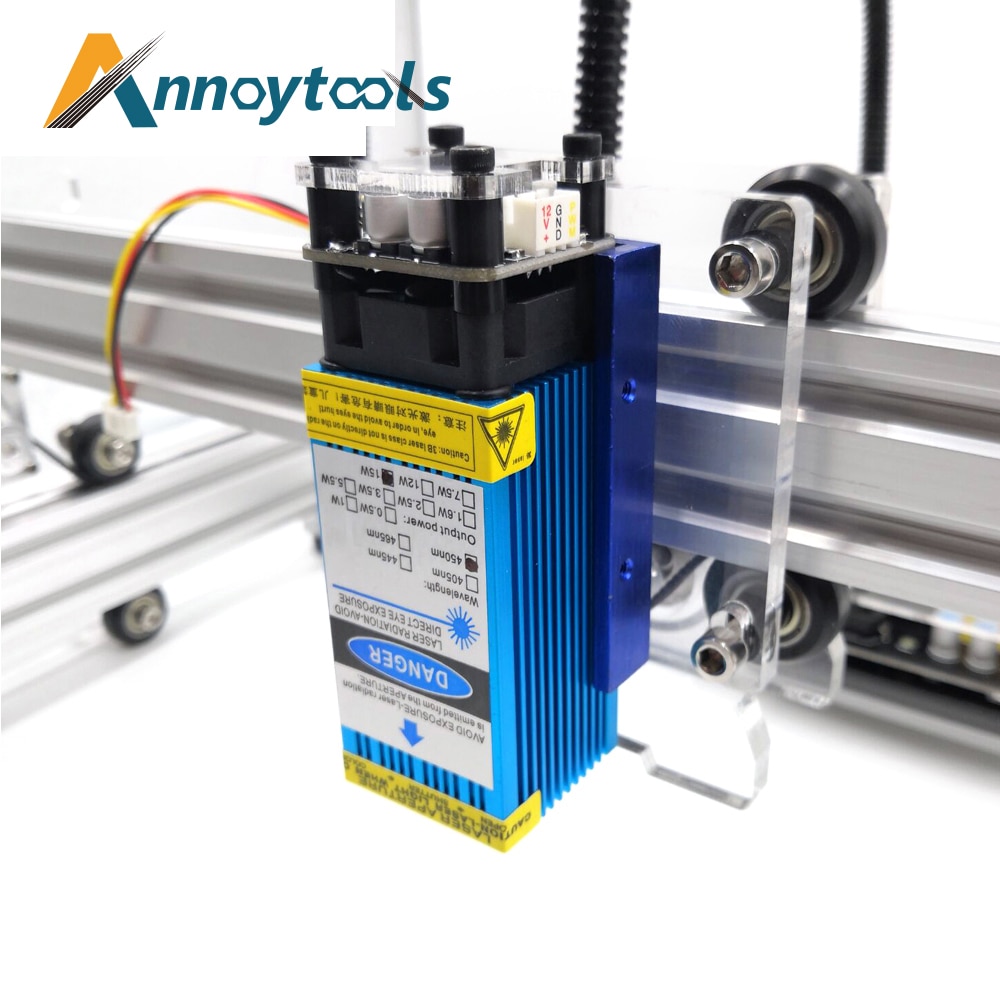 CNC Milling Machine Laser Cutter Accessories Laser Module 15W with PWM for DIY Router Engraving and Cutting - Image 5