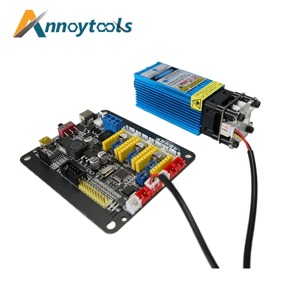 CNC Milling Machine Laser Cutter Accessories Laser Module 15W with PWM for DIY Router Engraving and Cutting