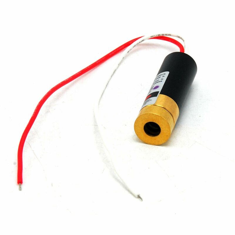 Dot/Line/Cross Focusable 20mw 405nm Violet Blue Laser Module w 2-axis Holder - Image 5