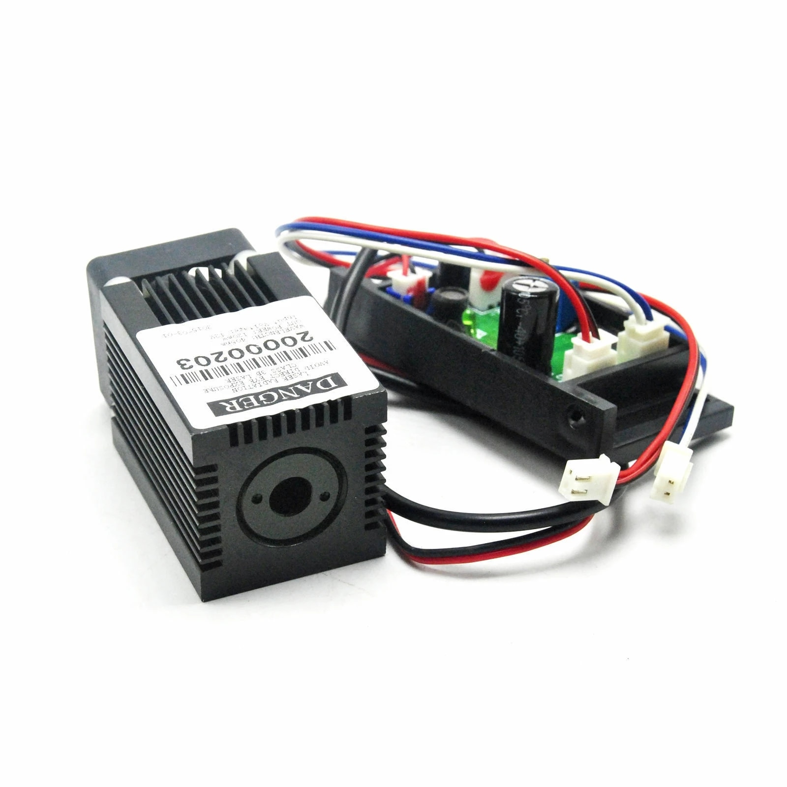 Focusable 200mW 405nm Violet Blue Focus Dot Laser Module 33x50mm - Image 3