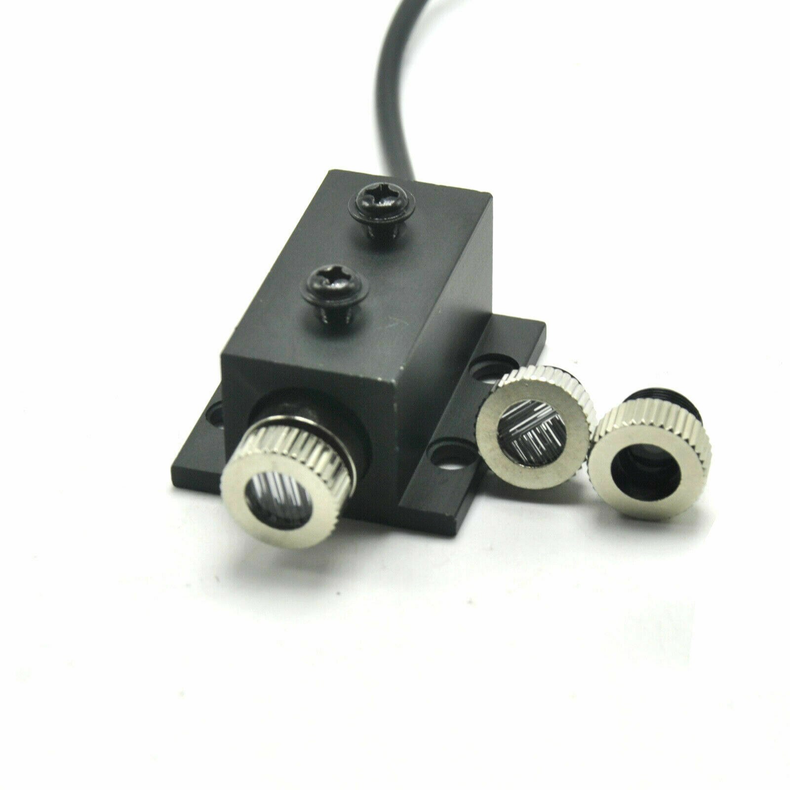 Focusable 405nm 50mW Violet/Blue Dot Line Cross Laser Diode Module with Adapter Heatsink
