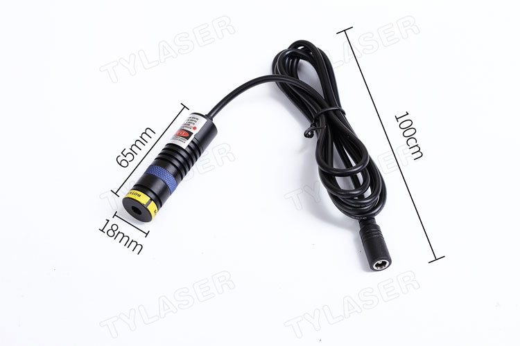 Focusable D18X65 488nm Direct Blue Dot Laser 10mw 20mW 30mW 60mW Laser Module - Image 2