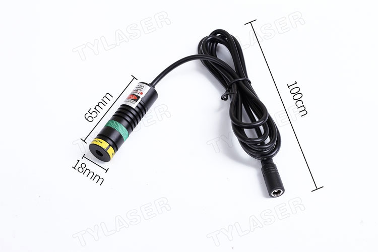 Focusable D18X65 505nm Direct Green Dot Laser 10mW 20mW 30mW Laser Module - Image 2