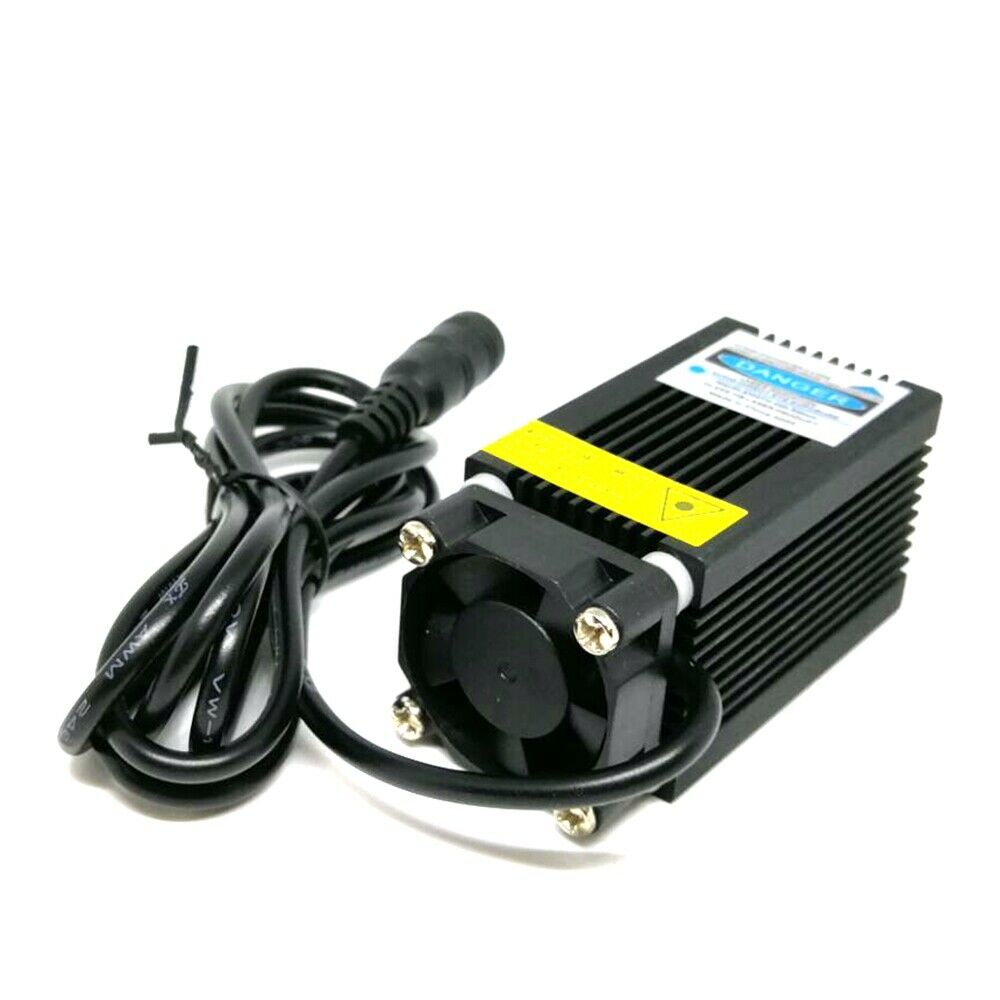 High Power Focusable 405nm 500mW Violet BLue Laser Locator Module w Dot Head 12V Adapter US/EU/UK - Image 2