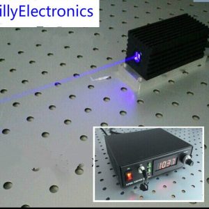 Industrial Lab 450nm 2000mW 2W Violet Blue Laser Dot Module TTL/Analog 0-30KHZ TEC Cooling 24 hours working