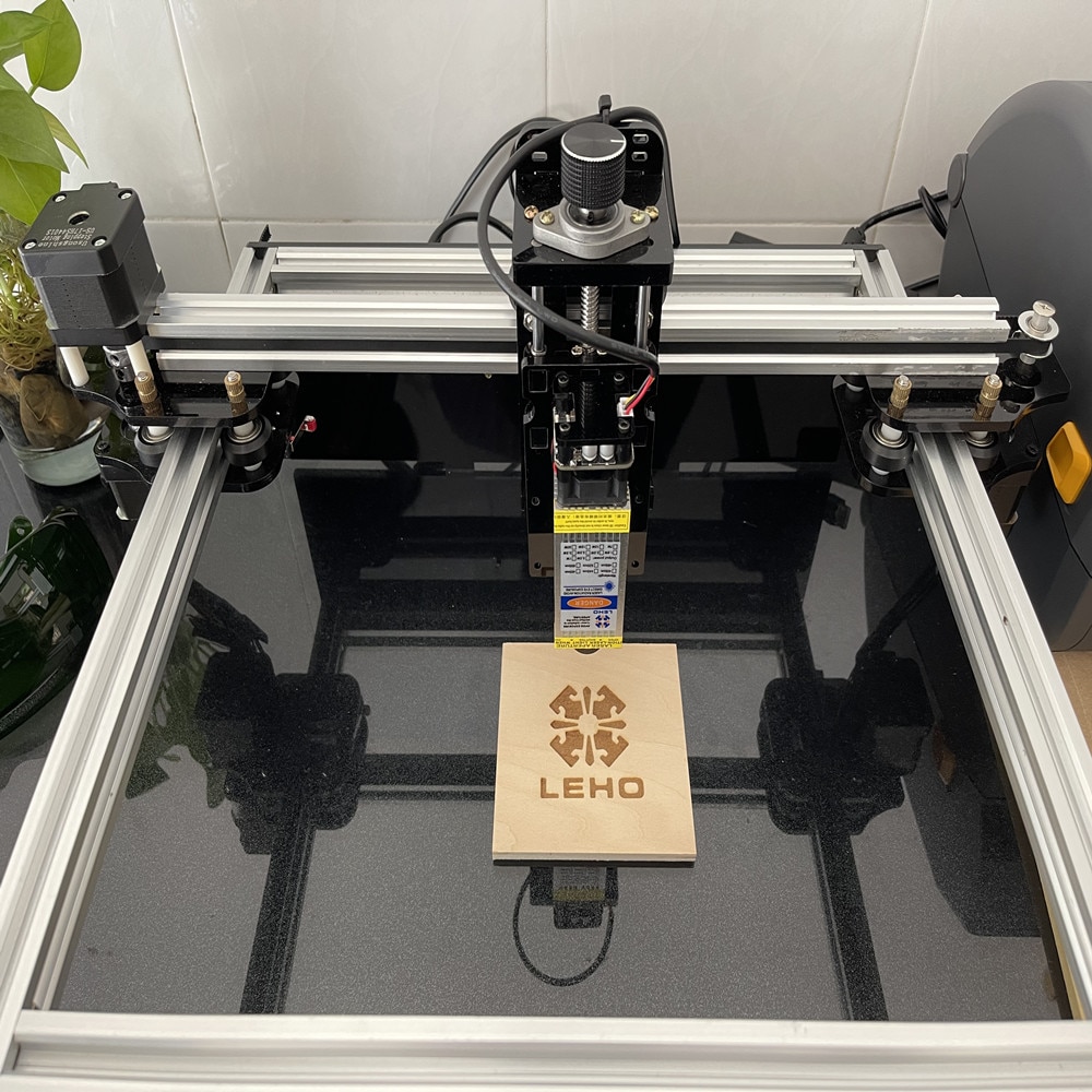 LEHO engraving module 5.5W blue laser module TTL module for wood marking and engraving tools, adjustable focus - Image 5