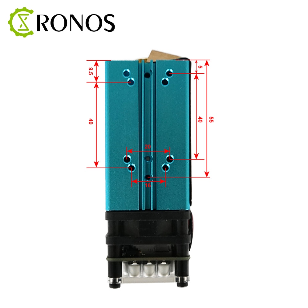 Laser Module 15W Fixed-Focus Blue-Violet Can Engrave on stainless steel 15000mw DIY Carving Engraver Accessory With PWM - Image 2