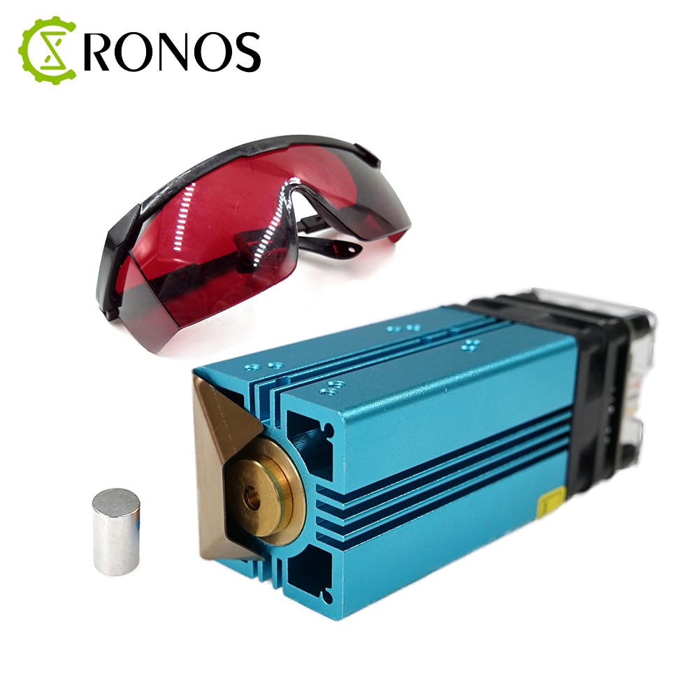 Laser Module 15W Fixed-Focus Blue-Violet Can Engrave on stainless steel 15000mw DIY Carving Engraver Accessory With PWM