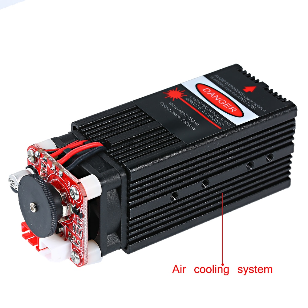 Laser Module Laser Head 5500mw 2500mw 500mw 450nm Focusable DIY Laser Engraver Part With Goggle for CNC Engraving Machine - Image 4