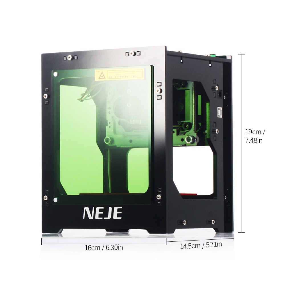 NEJE DK-8-KZ 1500/2000/3000mW 405nm High Speed USB Laser Engraver Carver Automatic DIY Print Engraver Off-line Operation - Image 3