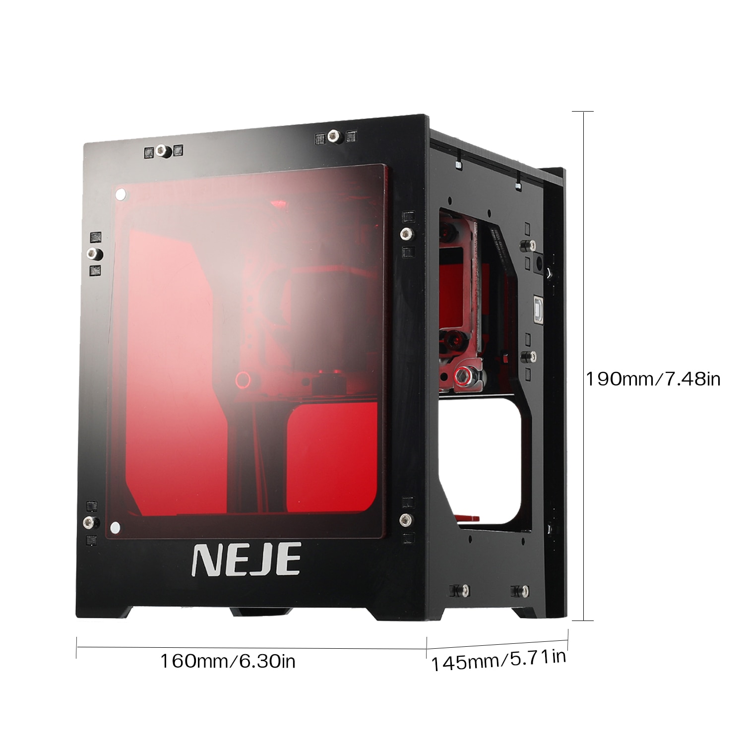 NEJE KZ 10W 450nm Laser Engraving Machine Smart Blue Light AI Engraving Machine Supports Off-line Operation Logo Mark Printer