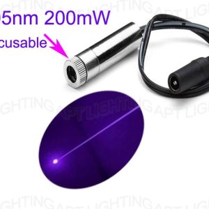 NEW Focusable 405nm 200mW Blue-violet Laser Module DIY Cutting Engraving High Power Laser/Compact Design
