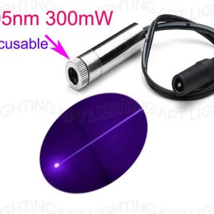 NEW Focusable 405nm 300mW Blue-violet Laser Module DIY Cutting Engraving High Power Laser/Compact Design
