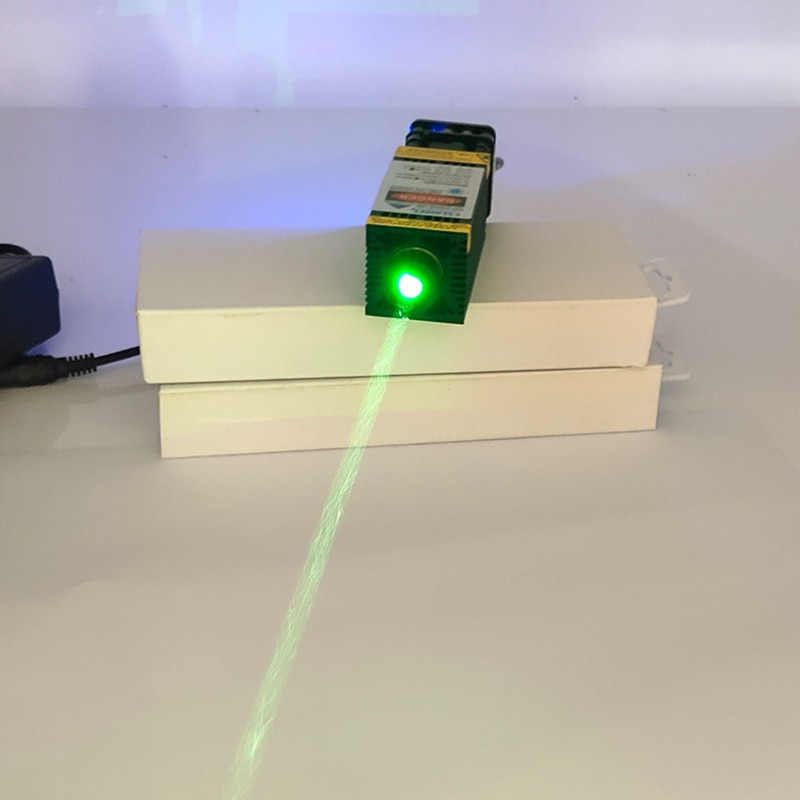 OXLasers 520nm 500mW 1W Green Laser Module 12V Focusable DIY Diode Laser for Bird Repellent with TTL PWM Control