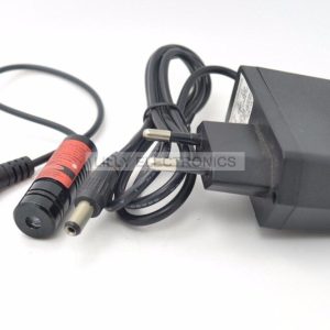 Q-BAIHE 200mW 405nm Focusable Adjustable Violet/Blue Laser Point Module with Adapter