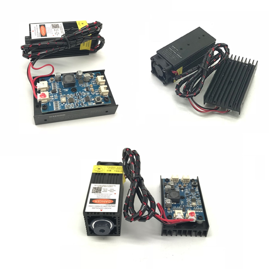 Upgraded 5.5w 12v high power 445NM focusing blue laser module laser engraving and cutting TTL module 5500mw laser tube - Image 2