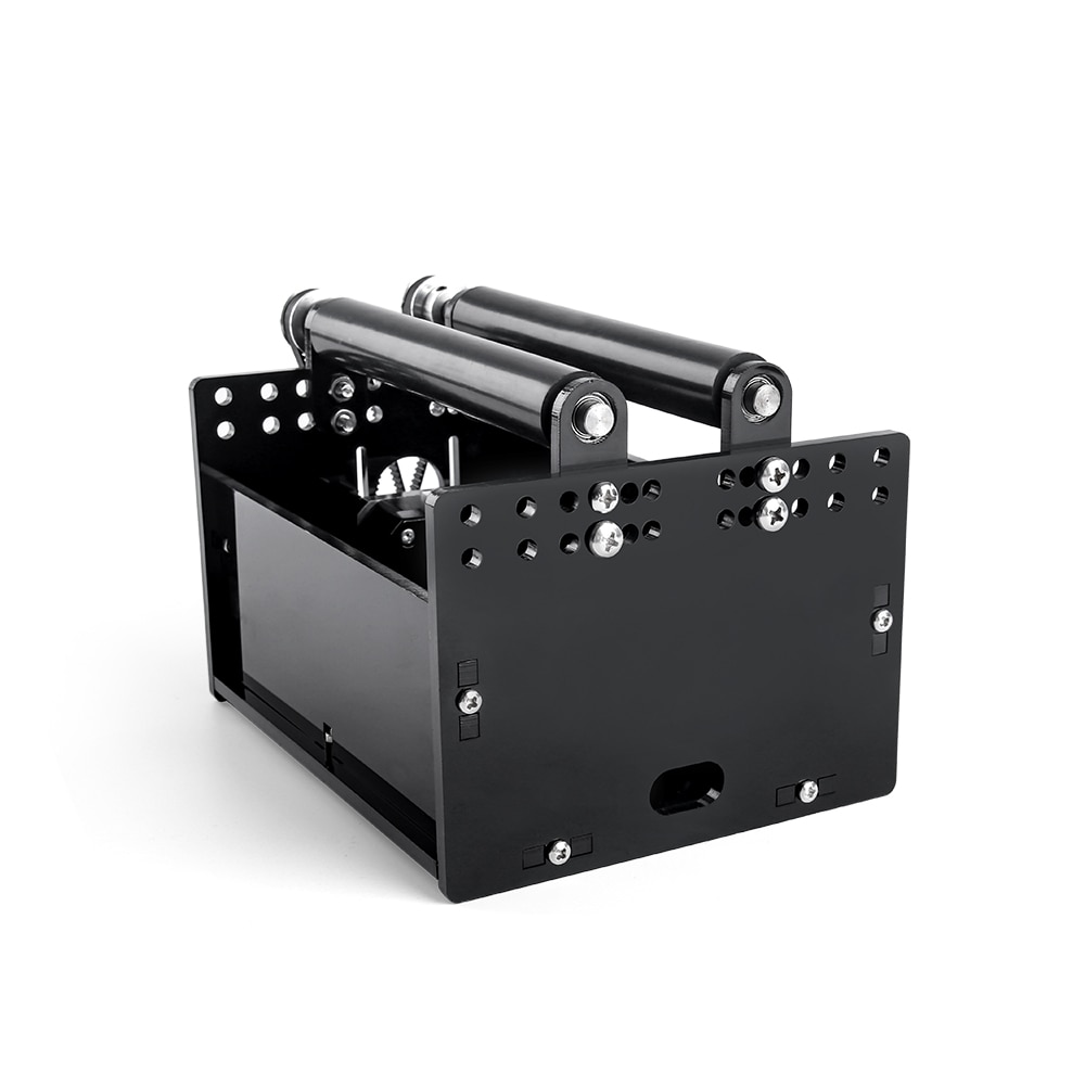 Upgraded Rotate Engraving Module Laser Engraver Machine Y Axis DIY Kit with Stepper Motor Wire for Column Cylinder Engraver