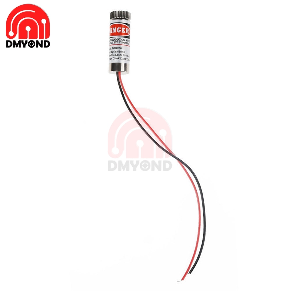 Wholesale 650nm Red Laser 3V-5V Industrial Laser Head Cross Laser Module Head Glass Lens Focusable Industrial Class - Image 3