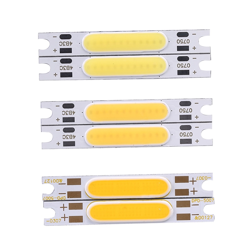 COB LED Light 5W DC LED Bulb Chip On Board Colorful COB Strip Modules for DIY Car House Lighting