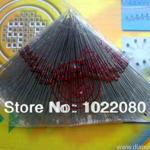 100pcs/lot 1/2W Zener Diode Assorted Kit 3.3V-30V 0.5W Zener Diode Sample Kit