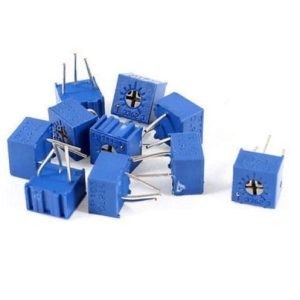 10Pcs 3362P-101 3362 P 100 ohm High Precision Variable Resistor Potentiometer