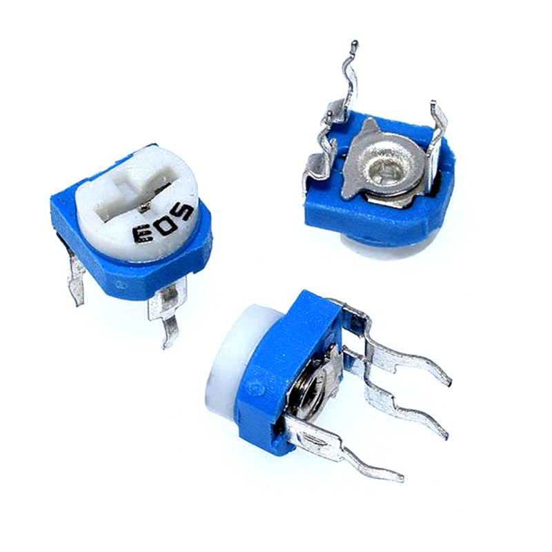 130pcs Potentiometer Assortment Kit - 13 Values 100 Ohm To 1M Ohm Variable Resistors