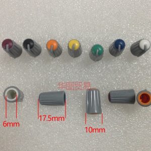 14pcs Mixer Potentiometer Knob Cap / Half - axis potentiometer Knob / D10mm H18mm 270 degrees