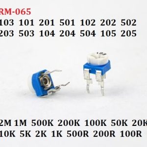 20PC 10K RM-065-103 101 201 501 102 202 502 203 503 104 204 504 105 Variable Resistor 1/2/5/50/k 200R/M adjustable potentiometer