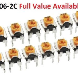 20PC 10K WH06-2C 101 103 201 501 102 202 502 203 503 104 204 504 105 Variable Resistor 2/5/50/k 200R/M adjustable potentiometer