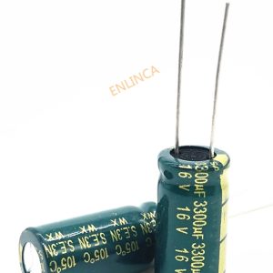 5-10pcs/lot 16v 3300uf high-frequency low-impedance high frequency low impedance aluminum electrolytic capacitor 3300uf 16v 20%