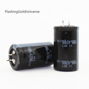 50PCS-2PCS Electrolytic capacitor 100v4700uf 4700UF 100V volume 30*50mm