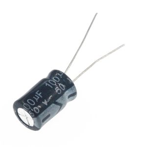 50PCS Higt quality 50V100UF 8*12mm 100UF 50V 8*12 Electrolytic capacitor