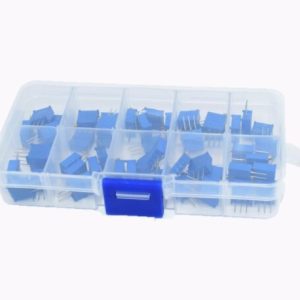 50Pcs/Lot 3296W Multiturn Trimmer Potentiometer Kit 3296W-1-501 102 202 502 103 203 503 104 204