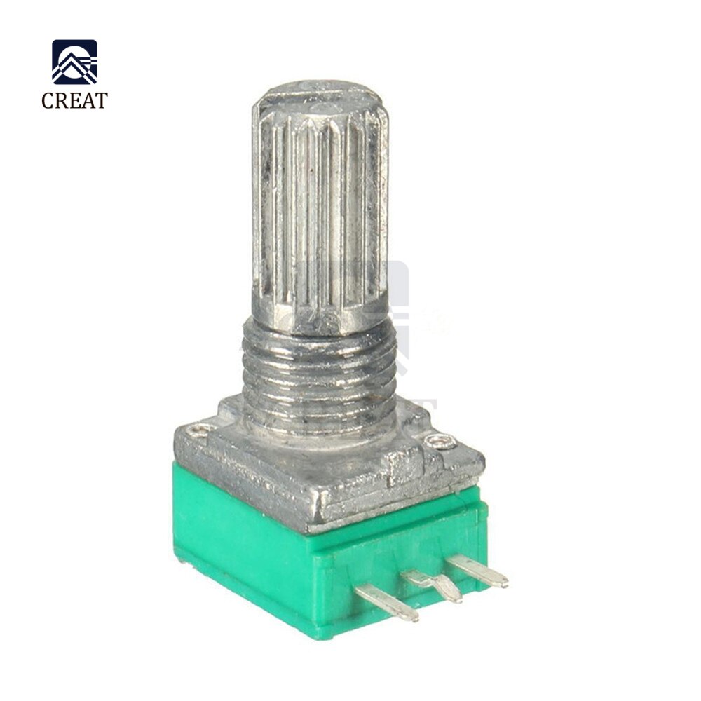 Uxcell 500R–500K Ohm Single Turn Rotary Potentiometer – Carbon Film, Variable Resistor