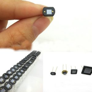 5pc Photodiode receiver 3*3mm Solar silicon photocell receiving surface ceramic Photoelectric sensor 2pin