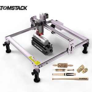 ATOMSTACK A5Pro 40W CNC Laser Marking Machine 410*400mm Engraving and Cutting Area Desktop DIY Wood Engraving Laser Printer