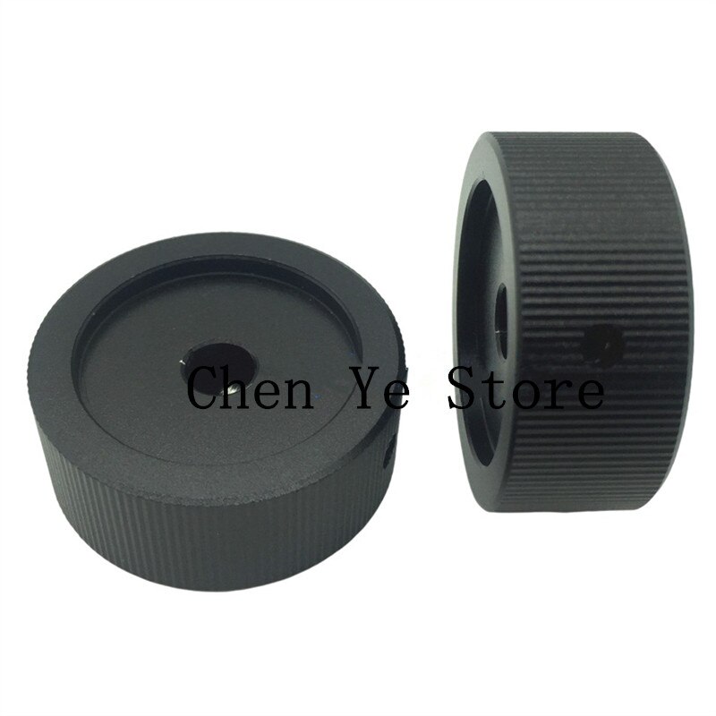 Volume Control Knob Black Frosted Solid Aluminum Knob for 6mm Potentiometer 32x13mm 