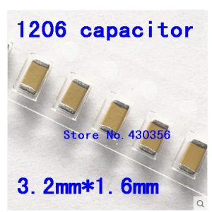 Free shipping 100pcs 1206 SMD capacitor 50V 22P 33P 47P 100P 220P 330P 470P 1NF 2.2NF 4.7NF 10NF