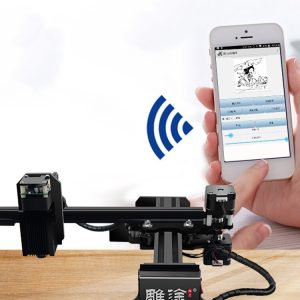 Miniature Laser Engraving Machine Equipment Portable DIY Small High Precision Marking Machine 20 * 17CM Cutting Wood Stamp Tools