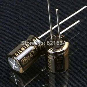 [VK]50PCS ELNA 47uF 25V SILMIC II RFS Audio Capacitor NEW Hi-Fi caps free shipping