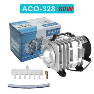 Air Pump 60W, 18L-110L/min, 4-12 Outlets Air Pumps for Laser Engraver, Aquarium and Hydroponic Systems