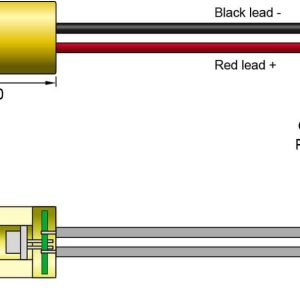 XinLand Red Cross-Line Laser Diode Module